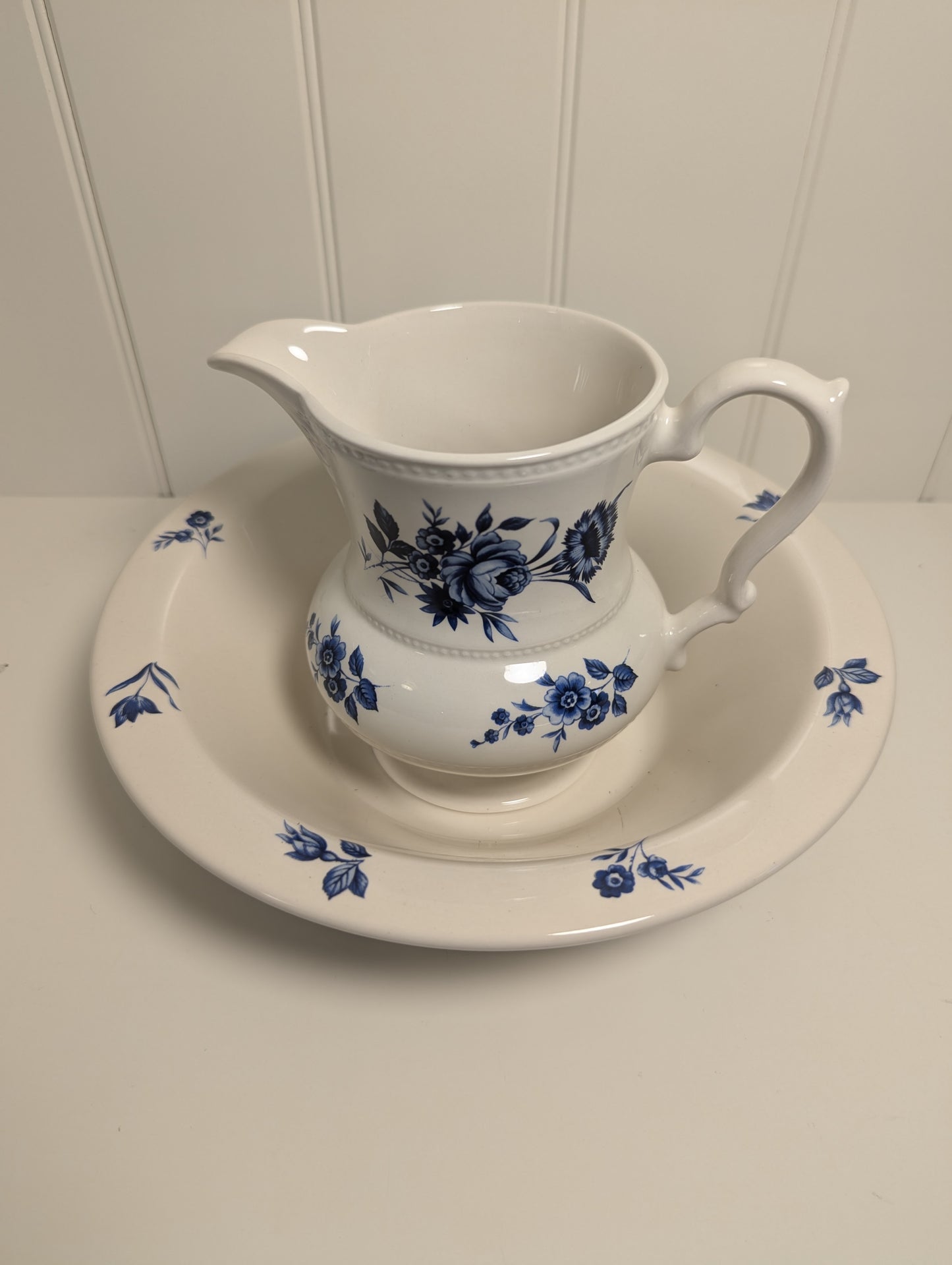 Lord Nelson Pottery Wash Basin and Pitcher miniature