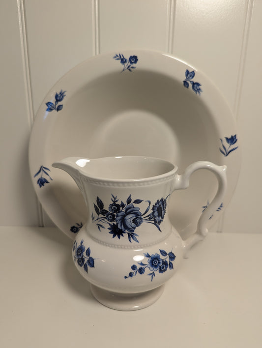 Lord Nelson Pottery Wash Basin and Pitcher miniature