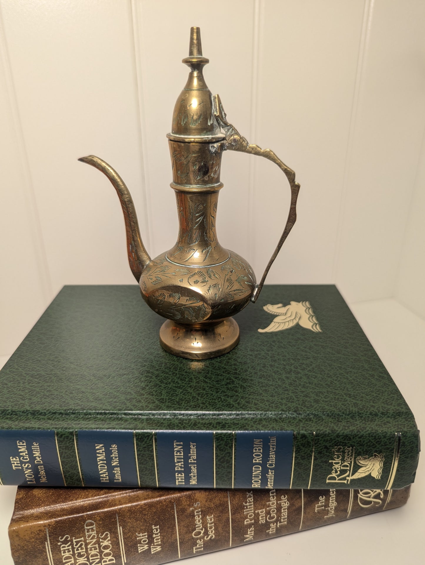 Brass teapot or oil vessel India